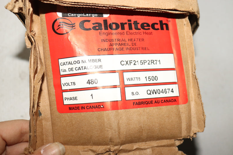 Caloritech Industrial Heater 1Ph 480V 1500W CXF215P2R71