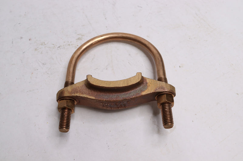 (4) Burndy High Copper Alloy Ground Connector Hardware 5.75" x 2" x 5.69"