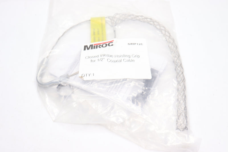 Miroc Closed Weave Hoisting Grip Coaxial Cable 1/2" GRIP12C