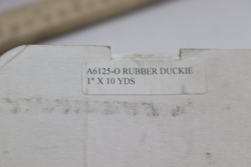 Rubber Duckie  Premium Cast Vinyl Tape Basic Yellow 1" X 10 Yard A6125-O