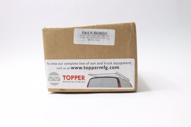 Topper Standard Mounting Hardware Kit Fits Nissan NV 200 604003