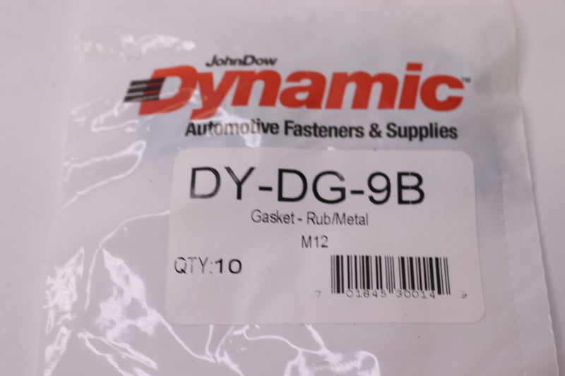 (10-Pk) John Dow Dynamic Rubber/Metal Gasket M12 DY-DG-9B