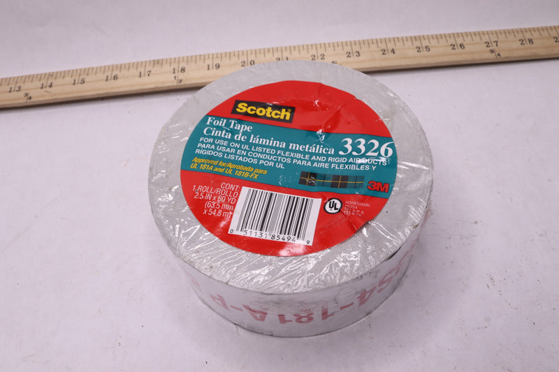 Scotch Foil Adhesive Tape 60 Yards Length x 2-1/2" W