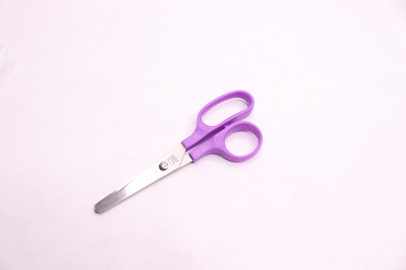 Charles Leonard Blunt Tip Children's Scissors Purple 5" 77510