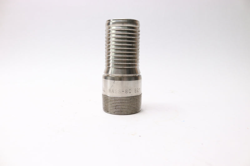 Campbell Fittings Threaded Combination Nipple for Hoses 2" Pipe ID HASS-8