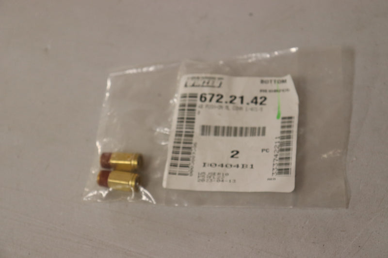(2-Pk) Winzer Air Brake Push-On Male Connector 1/4" x 1/8" 672.21.42