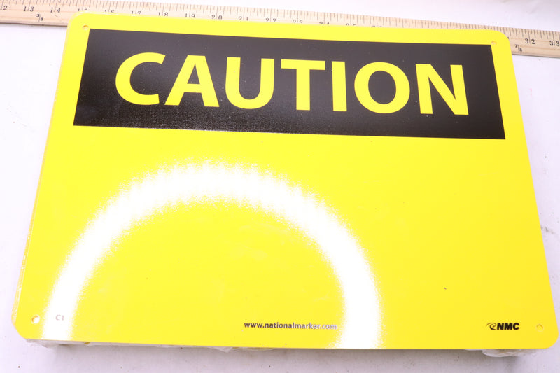 NMC Caution Accident Prevention Label Yellow/Black 5" x 3" 75391771