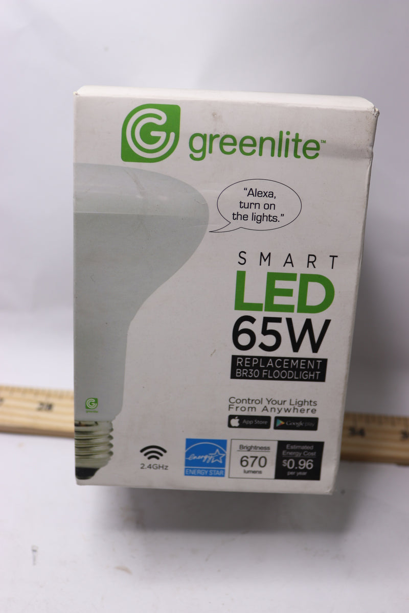 Greenlite Smart LED Replacement E26 Bulb Alexa Ready 120V 65W Clear White