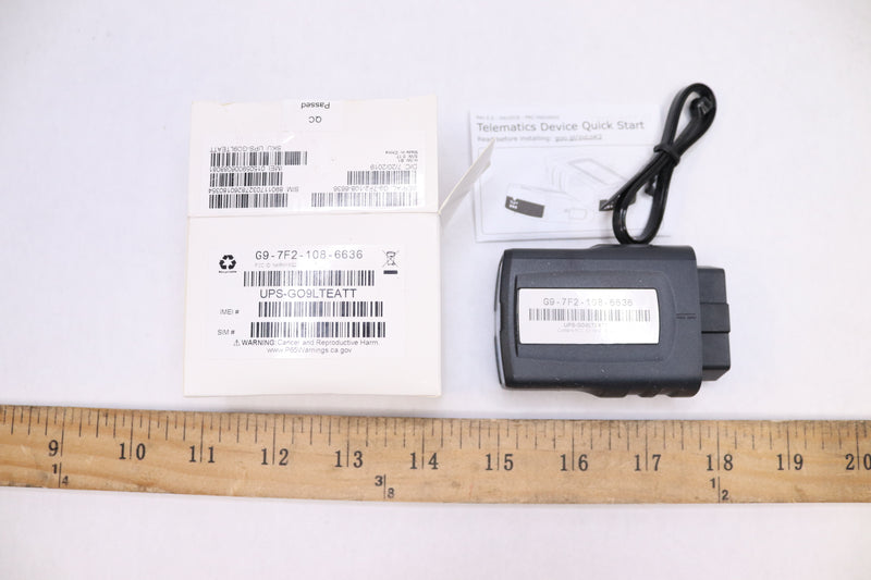 Geotab Expandable Plug & Play Telematic Device G-Force Monitoring G9-7F2-108-663