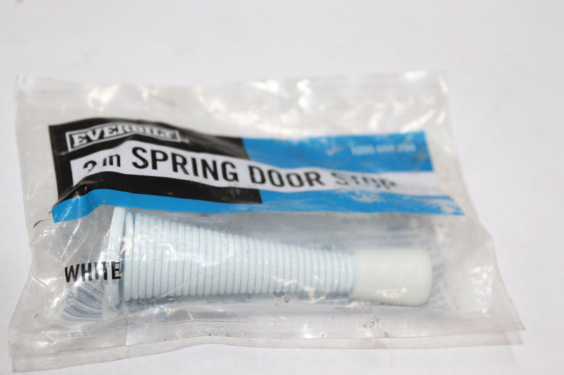 Everbilt Spring Door Stop White 3" 1005659299