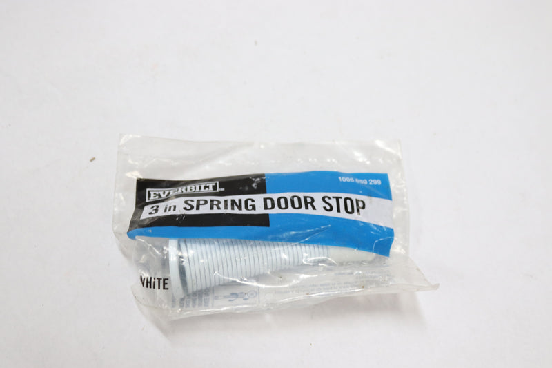 Everbilt Spring Door Stop White 3" 1005659299