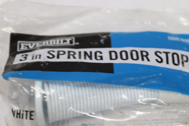 Everbilt Spring Door Stop White 3" 1005659299