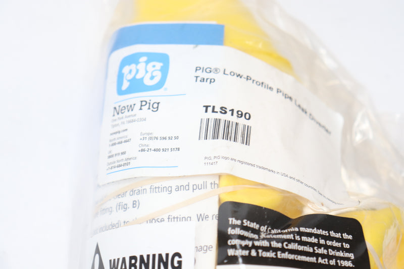 Pig Pipe Leak Diverter Yellow 1 Lb TLS190