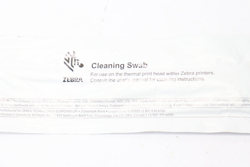 (2-Pk) Zebra Preventative Maintenance Cleaning Swab Kit for Printhead Cleaner