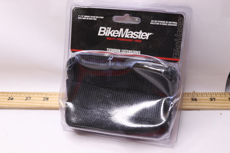 BikeMaster Tie Down Extensions Black 1" x 18" 100525