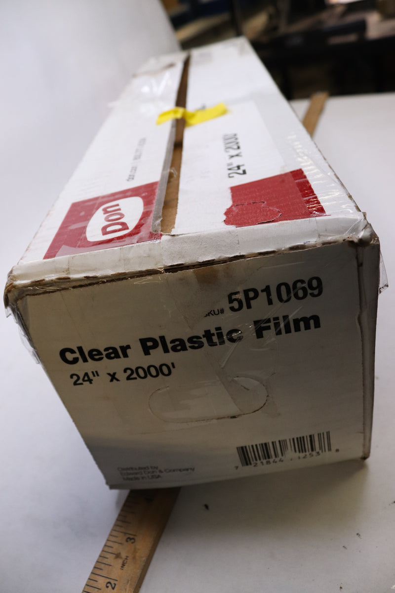 Don Clear Plastic Film 24" x 2000' 5P1069