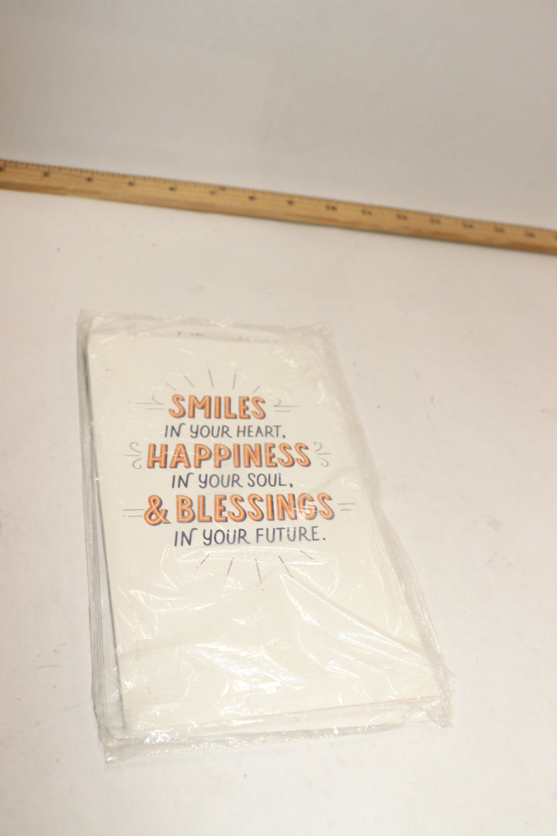 (3-Pk) Smiles Happiness and Blessings Card 6868369