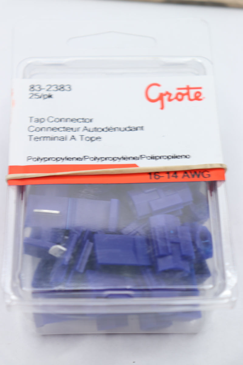 (25-Pk) Grote Electrical Tap Splice Terminal 16-14 AWG 83-2383