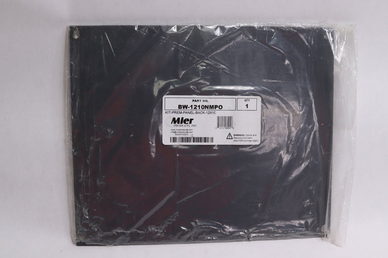 Mier Products Premium Back Panel 12 x 10 BW-1210NMPO