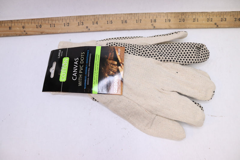 Cordova Glove Canvas with PVC Dot Large 26101