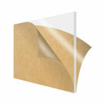 (3-Pk) BJdesign Clear Acrylic Plexiglass Sheet 1/4" Thick Cast 12" x 24"