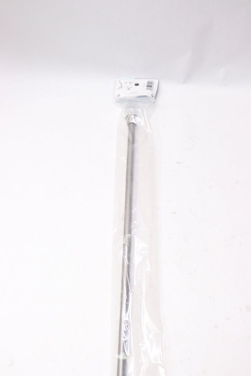 Kenney Decorative Rod Set Caris Crackle Pewter Metal 1/2" x 28-48" T55188