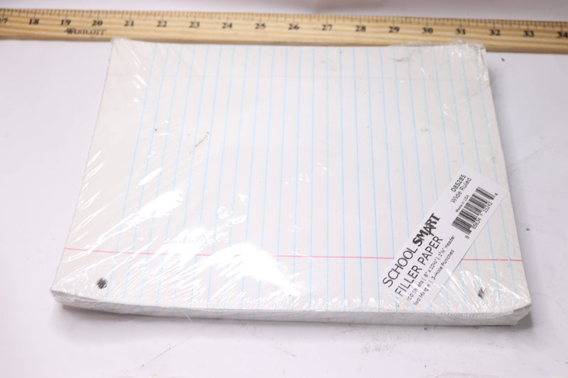 School Smart Filler Paper Bright White 8" x 10-1/2" 085285