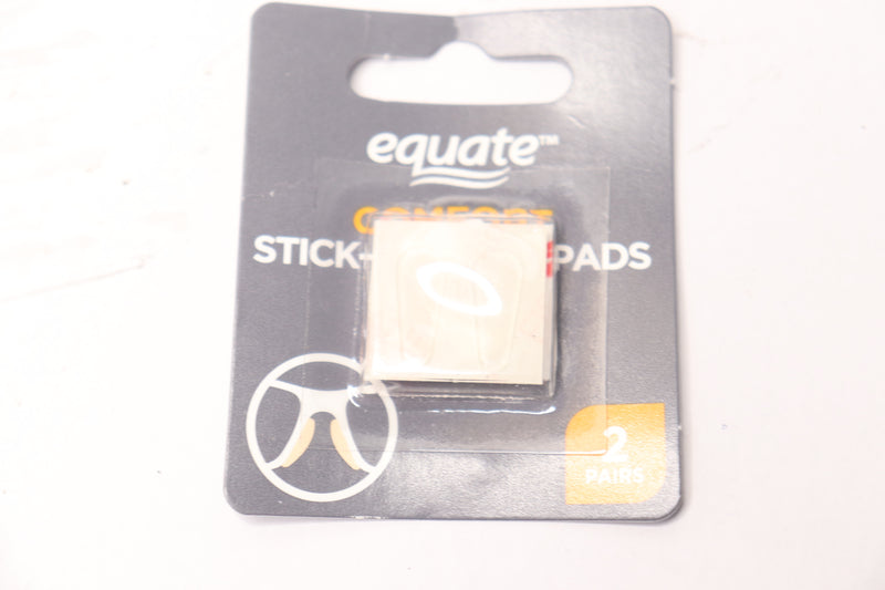 (2-Pairs) Equate Comfort Stick-on Nose Pads For Eyeglasses 069521
