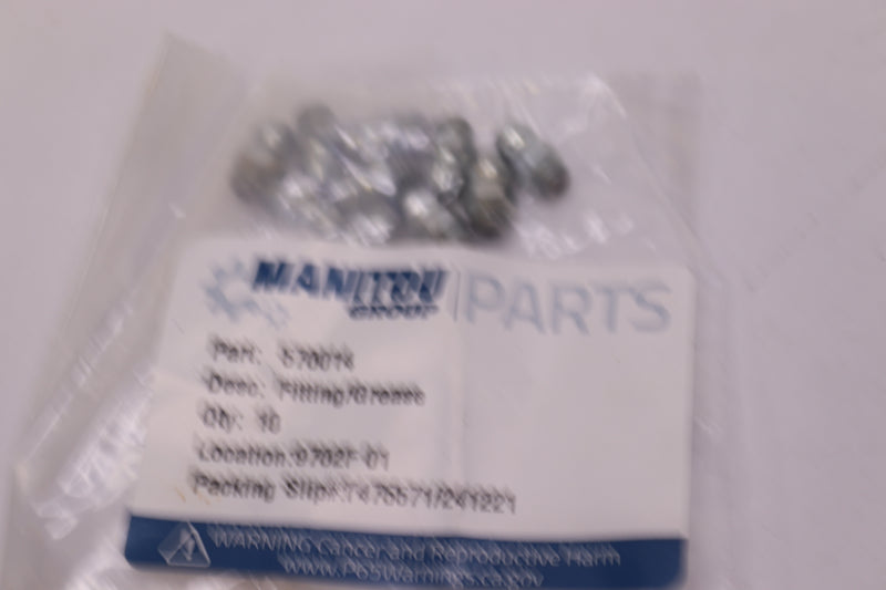 Manitou Grease Fitting 570014 10-Pack