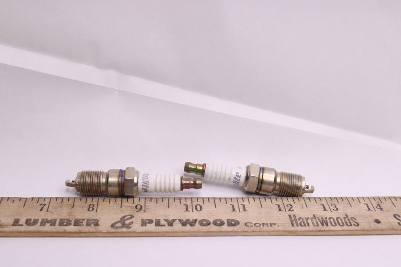 (2-Pk) Autolite Spark Plug with Resistor Copper 605
