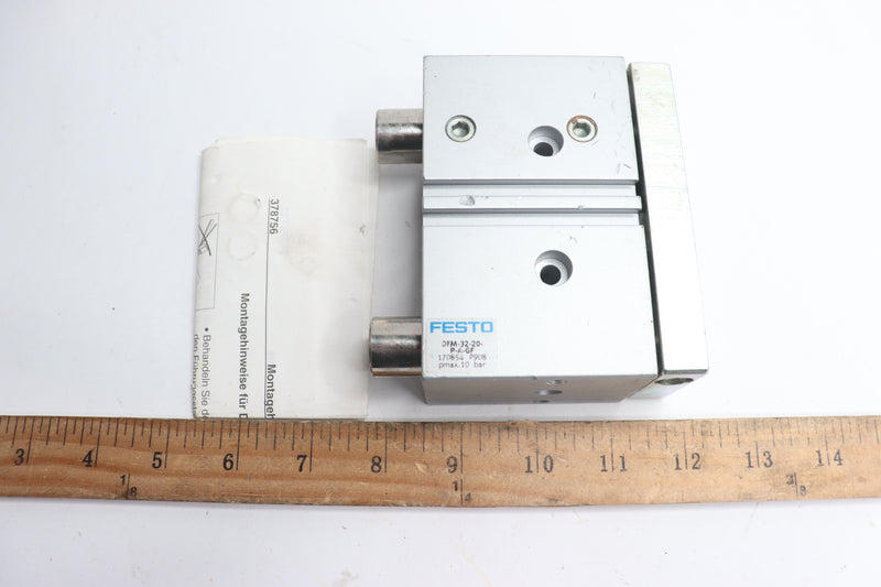 Festo Double Acting Guided Cylinder 100mm Stroke DFM-32-20-P-A-GF