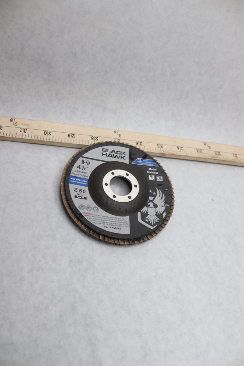 BHA Grinding and Sanding Flap Discs Zirconia Type 29 60-Grit 4-1/2" x 7/8"