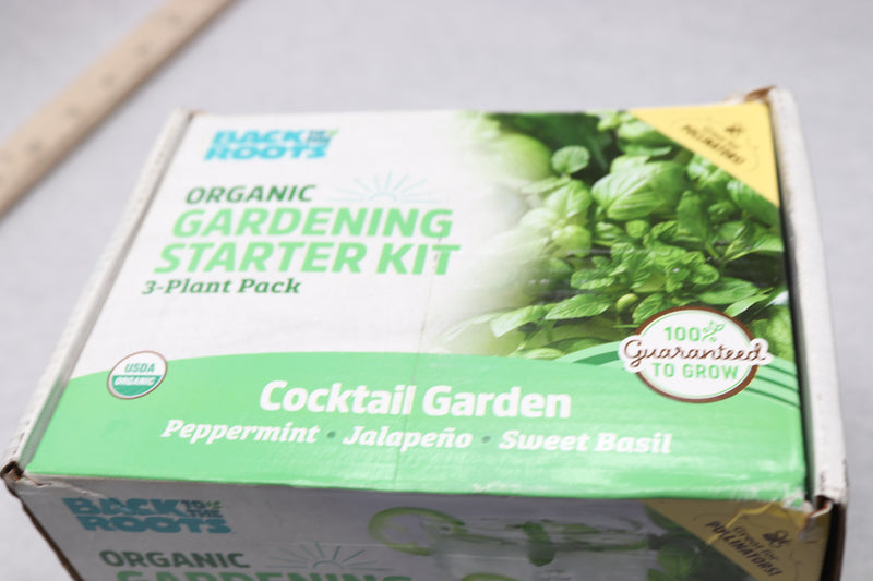 Back to the Roots Organic Gardening Starter Kit Cocktail Garden Variety C41053V1
