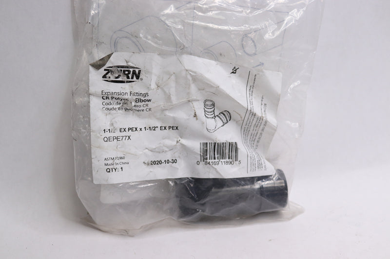 Zurn F1960 Expansion CR Elbow Fitting Polymer 1-1/2" EX PEX X 1-1/2" EX PEX