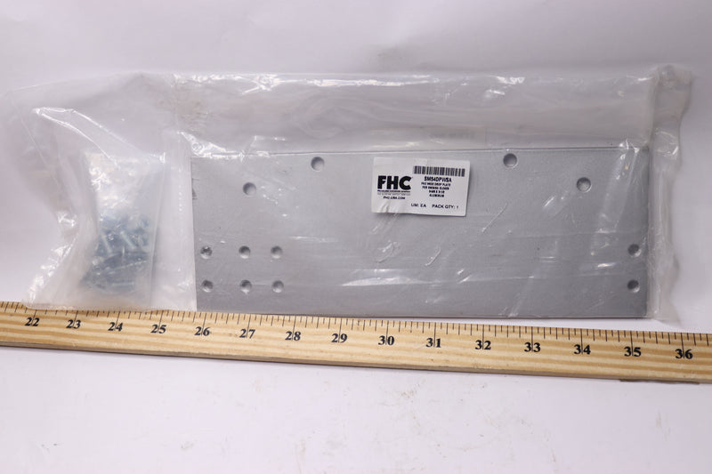 FHC Wide Drop Plate Aluminum For SM54SA Closer 9-5/8" X 3-1/2" SM54DPWSA