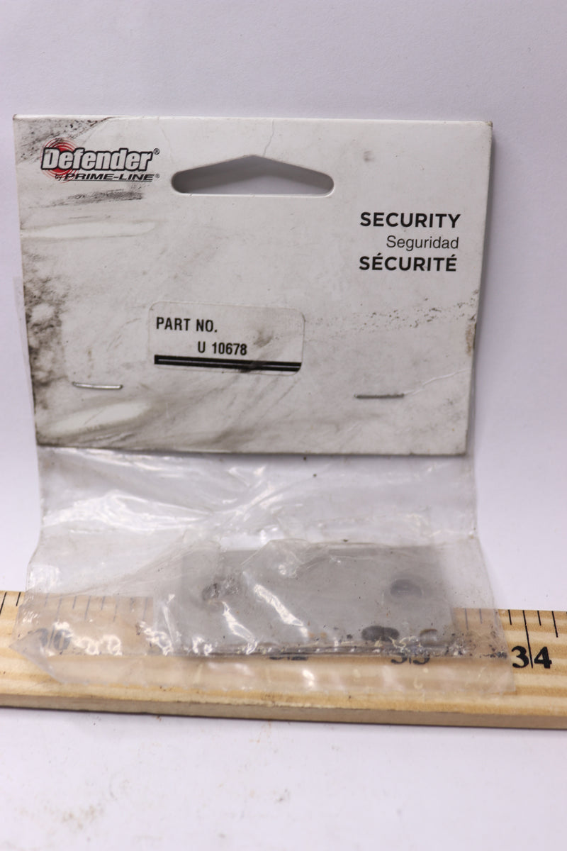 Defender Security Door Edge Filler Stainless Steel 1-1/8" U 10678