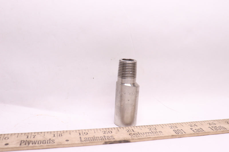 Stainless Steel Swage Nipple SCH 40 3/4" x 1/2" DS44LCSNPBEFDE