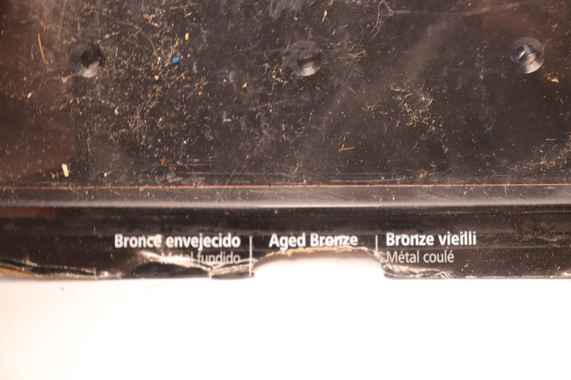 Amerelle Manhattan Triple Toggle Wallplate in Aged Bronze Cast Metal 68TTTDB