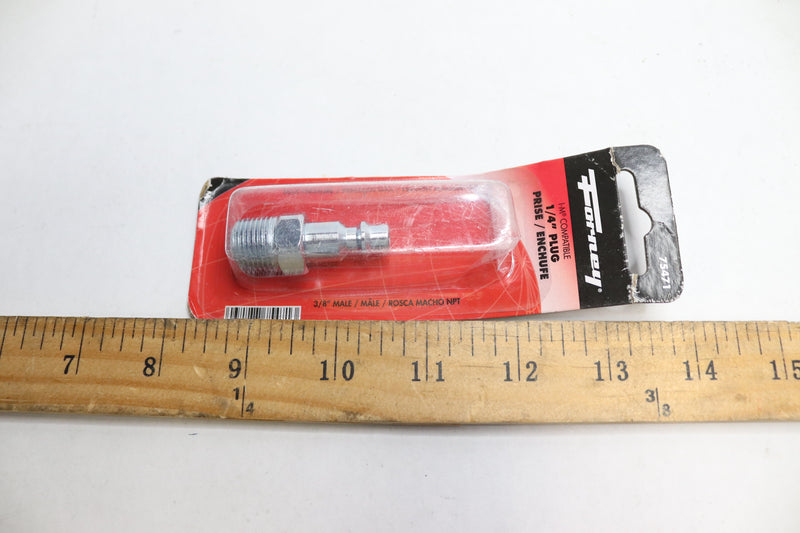 Forney Air Fitting Plug 1/4" with 3/8" Male NPT 75471