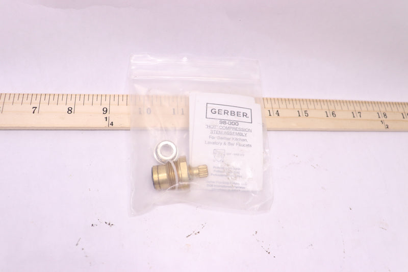 Gerber Hot Compression Stem Assembly Brass 1.30" H x 2" W 98-000