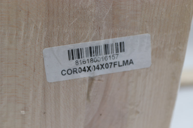 Ekena Millwork Fluted Mission Wood Corbels Single Maple 4 1/4"W x 4 1/4"D x 7"H