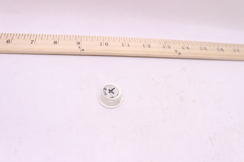 (1500-Pk) Titus Wedge Fix Connectors Drop-On White 16mm 6425