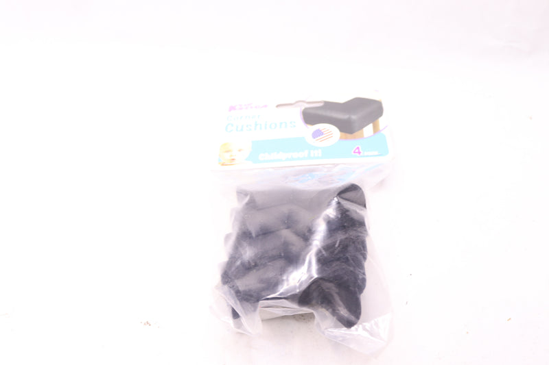(4-Pk) KidKusion Corner Cushions Black Foam 5035