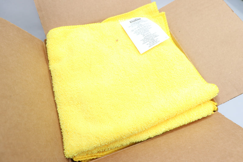 (20-Pk) Kirkland Signature Ultra High Pile Premium Microfiber Towels Yellow