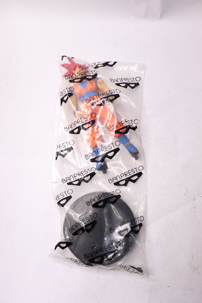 Banpresto Dragon Ball Z Super Saiyan God Son Goku Figure Chozousyu Series 5.9"