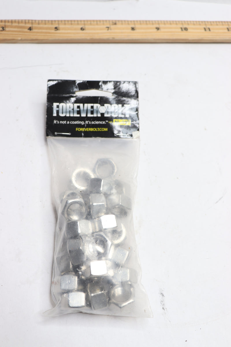 (25-Pk) Foreverbolt Hex Nut 18-8 Stainless Steel 1/2"-13 x 3/4" x 7/16" 45NZ74