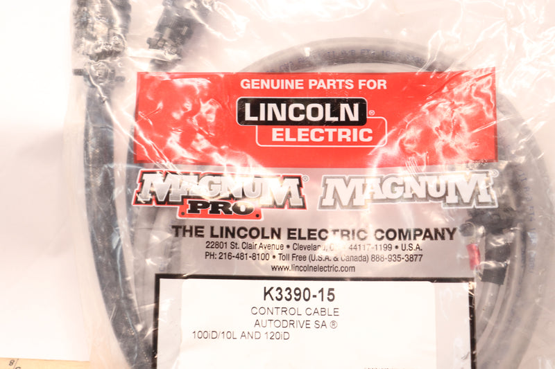 Lincoln Electric Magnum Pro Control Cable 100iD/10L, 120ID K3390-15