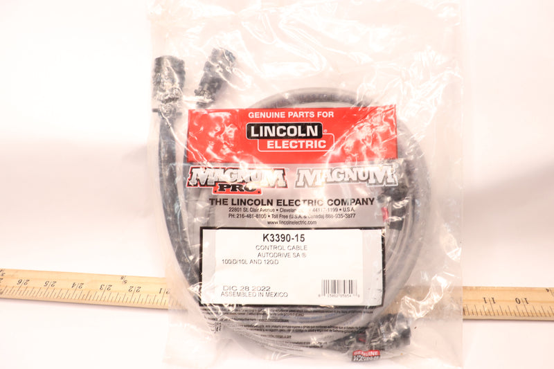 Lincoln Electric Magnum Pro Control Cable 100iD/10L, 120ID K3390-15