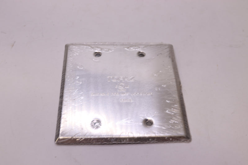 (3-Pk) Topaz  Rectangular Blank Cover Die Cast Aluminum TPZ-WC2B