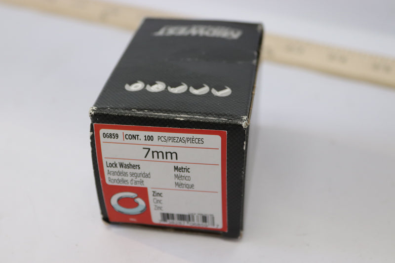 (100-Pk) Midwest Split Lock Washer Steel Zinc 2 Grade 1.6 mm Thick  7mm ID 06859